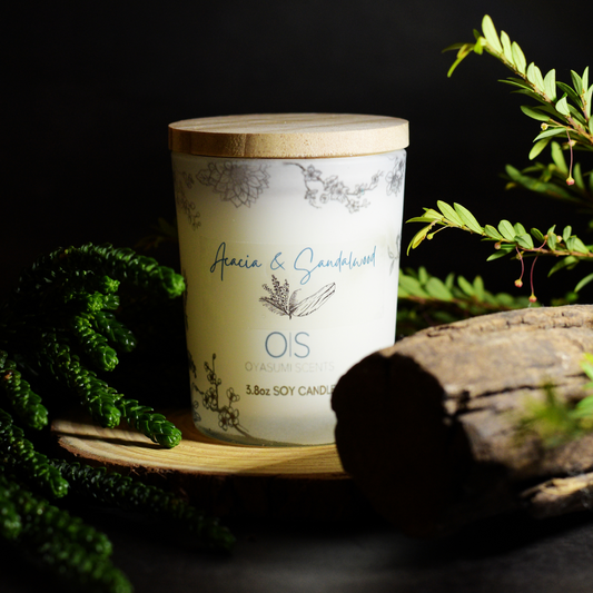 Acacia & Sandalwood Soy Candle