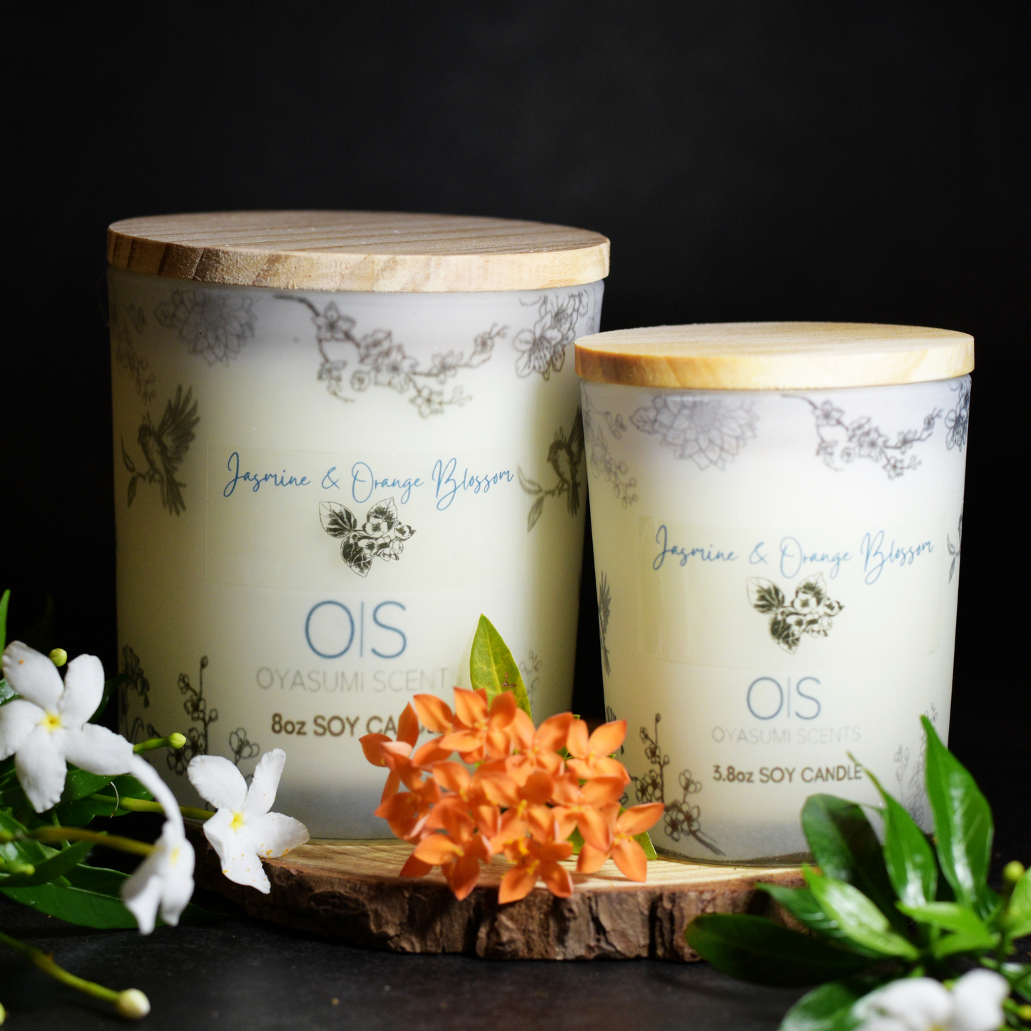 Jasmine & Orange Blossom Soy Candle