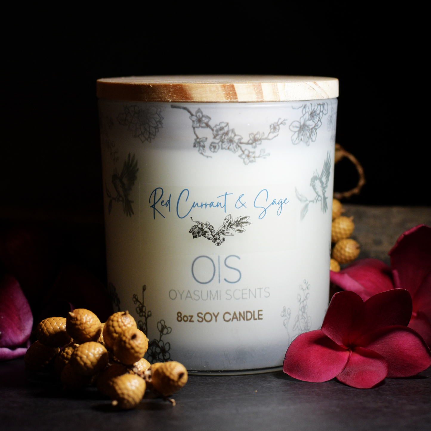 Red Currant & Sage Soy Candle