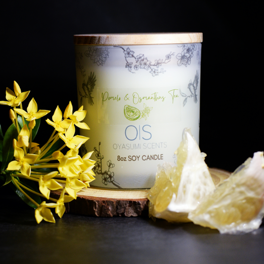 Pomelo & Osmanthus Tea Soy Candle