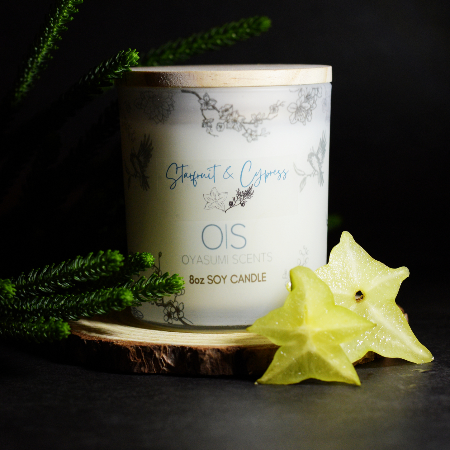 Starfruit & Cypress Soy Candle