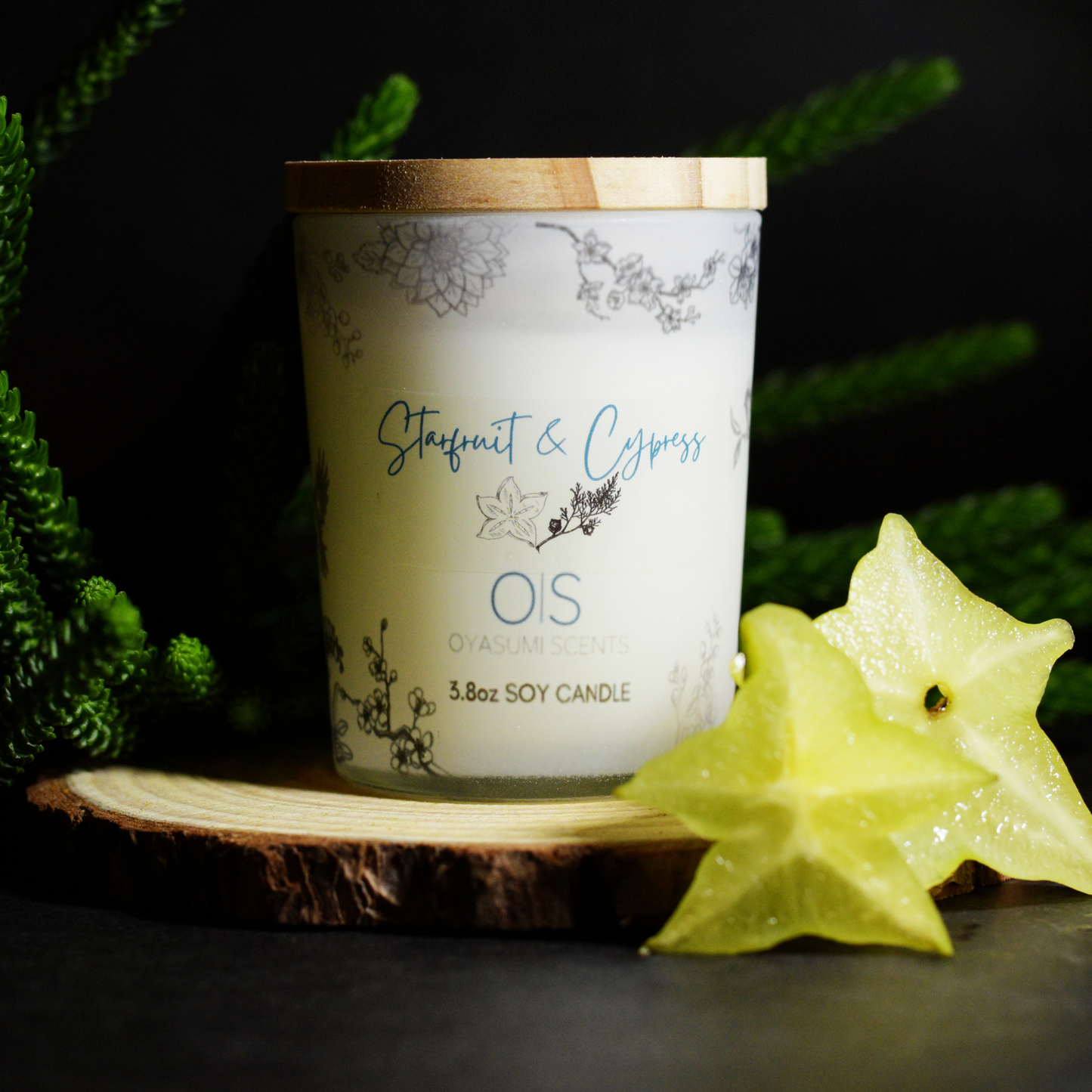 Starfruit & Cypress Soy Candle