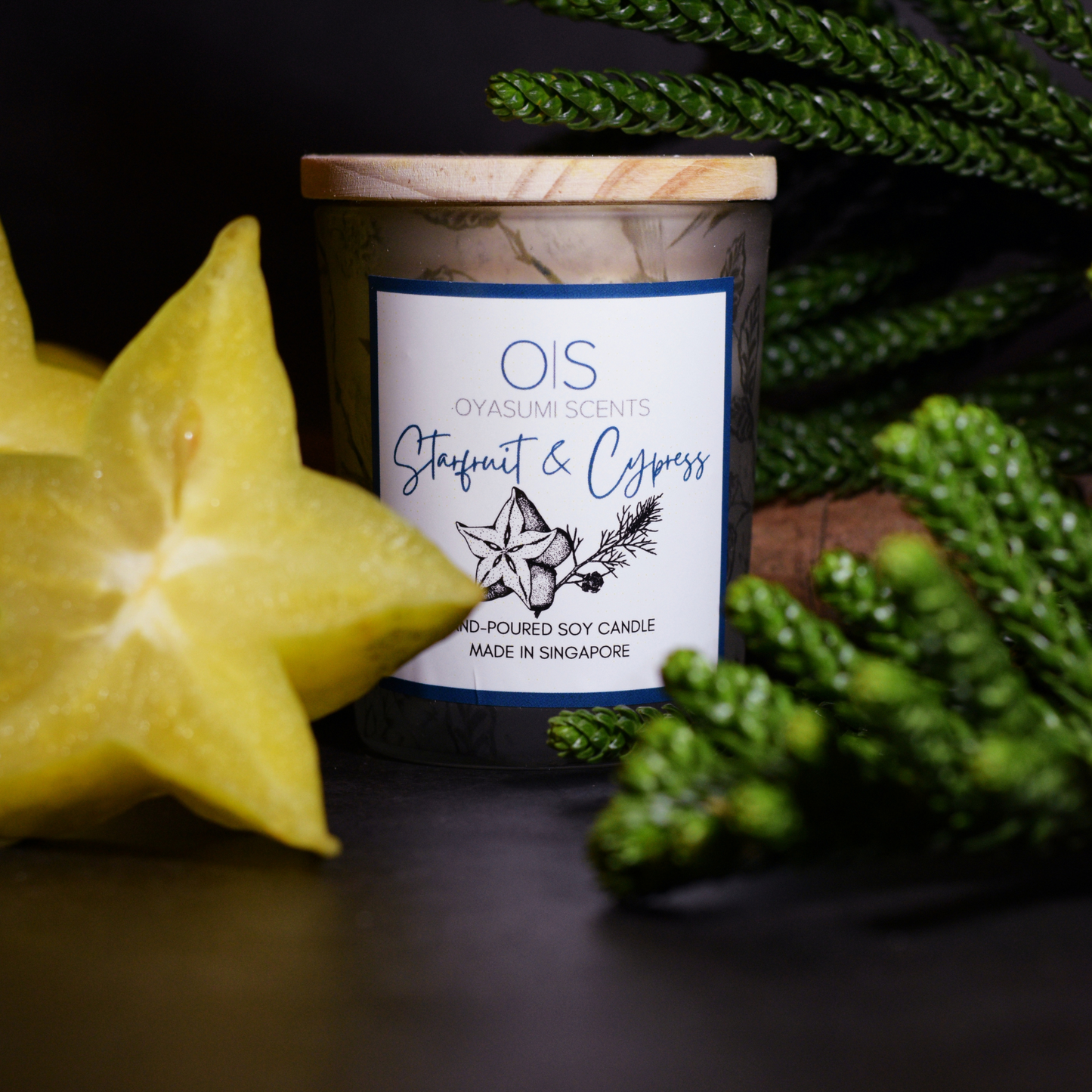 Starfruit & Cypress Soy Candle