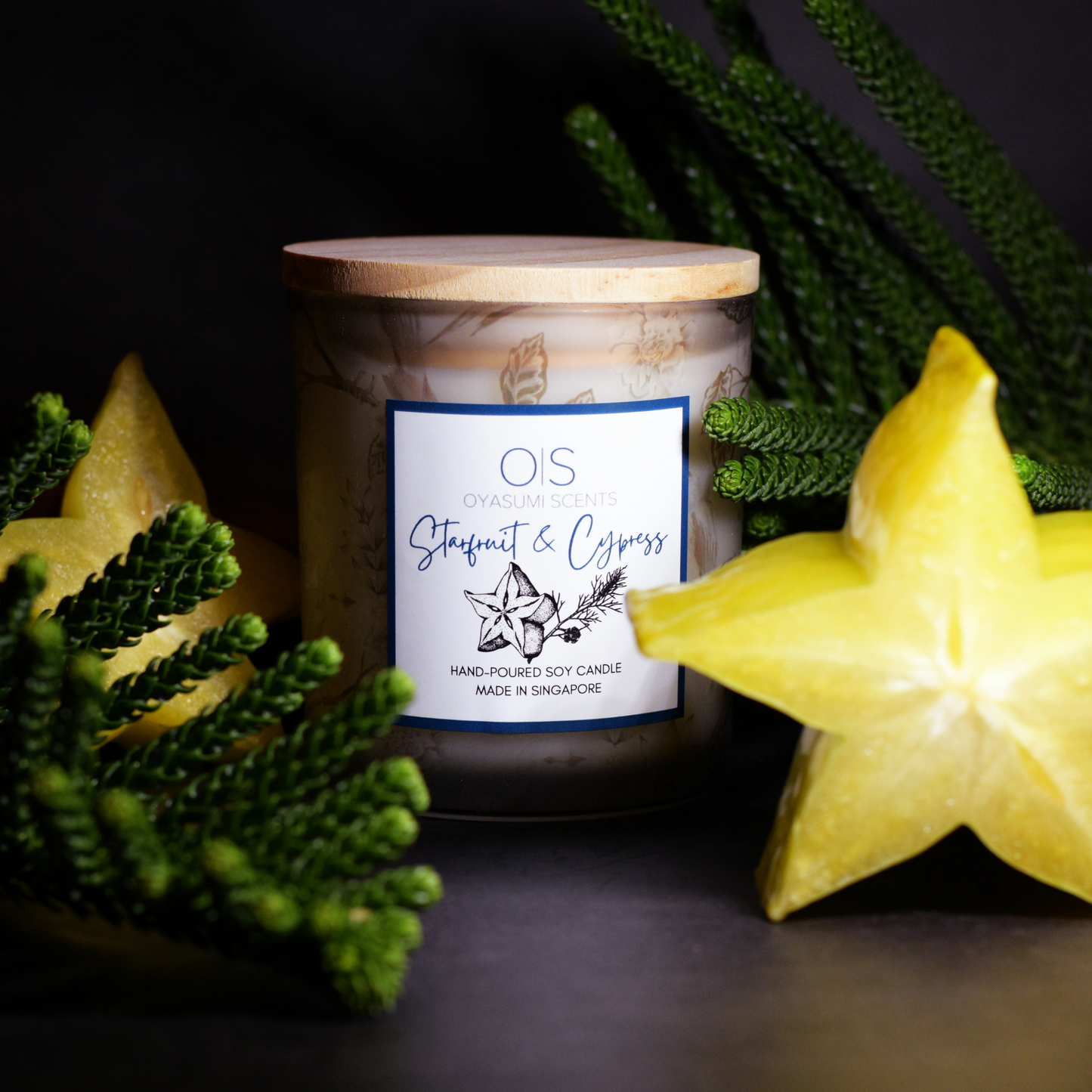 Starfruit & Cypress Soy Candle