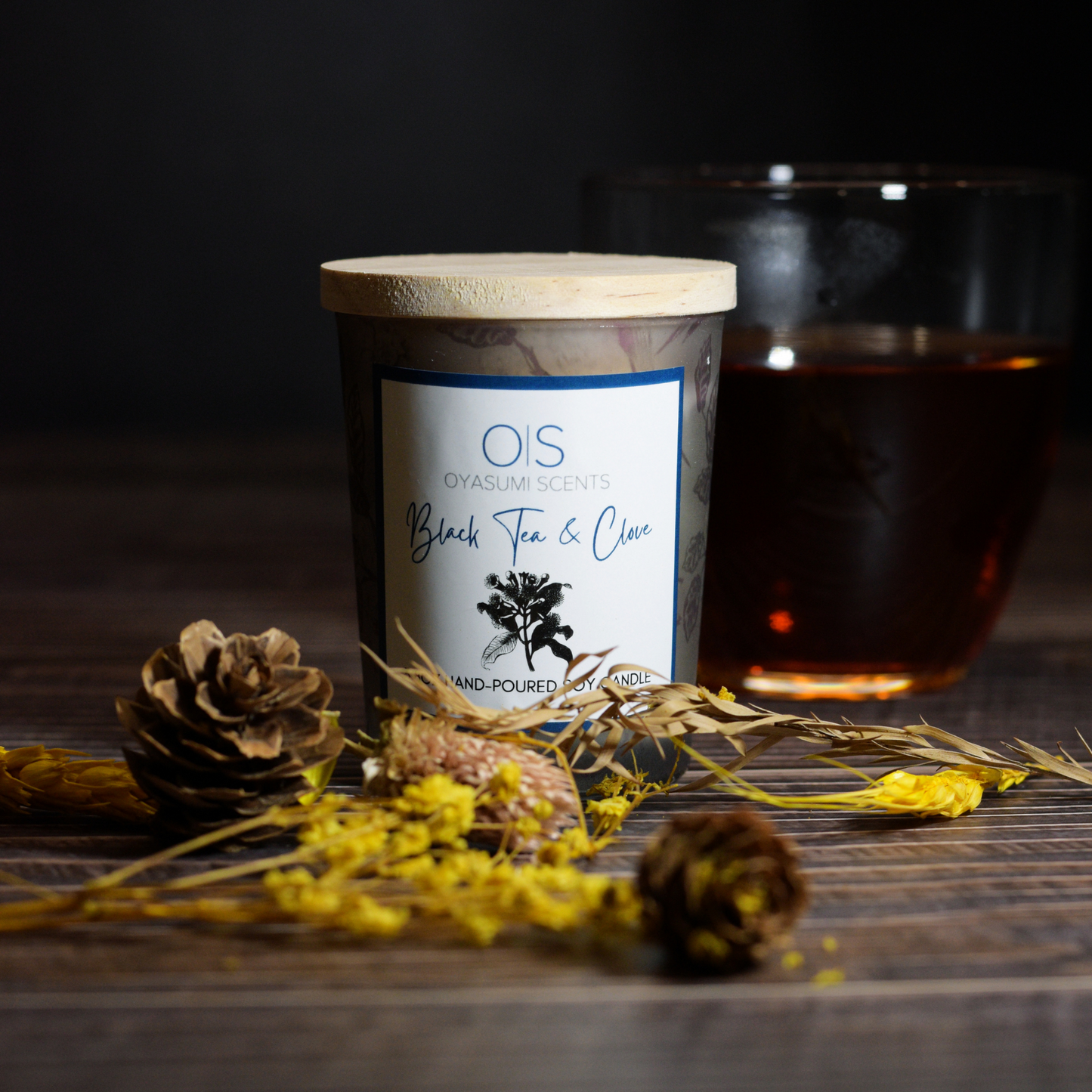 Black Tea & Clove Soy Candle (LIMITED QUANTITIES)